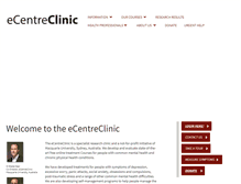 Tablet Screenshot of ecentreclinic.org